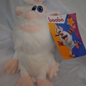 White and Pink Stuffed Animal Toy